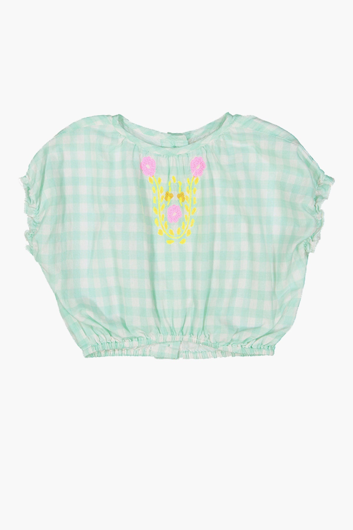 Everbloom Check 2-Piece Girls Outfit Set - Cute Matching Top & Bottom for Toddler Girls | Perfect for Playdates, Birthday Parties & Family Photos