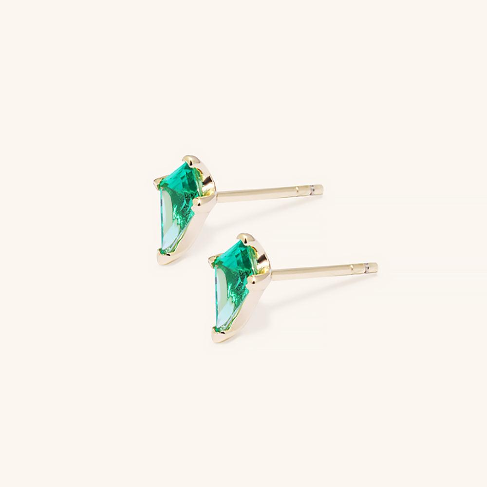Dainty Kite Cut Premium Gemstone Stud Earrings for Women | Elegant Jewelry Gift for Birthday, Anniversary & Special Occasions | Perfect for Everyday Wear & Formal Events