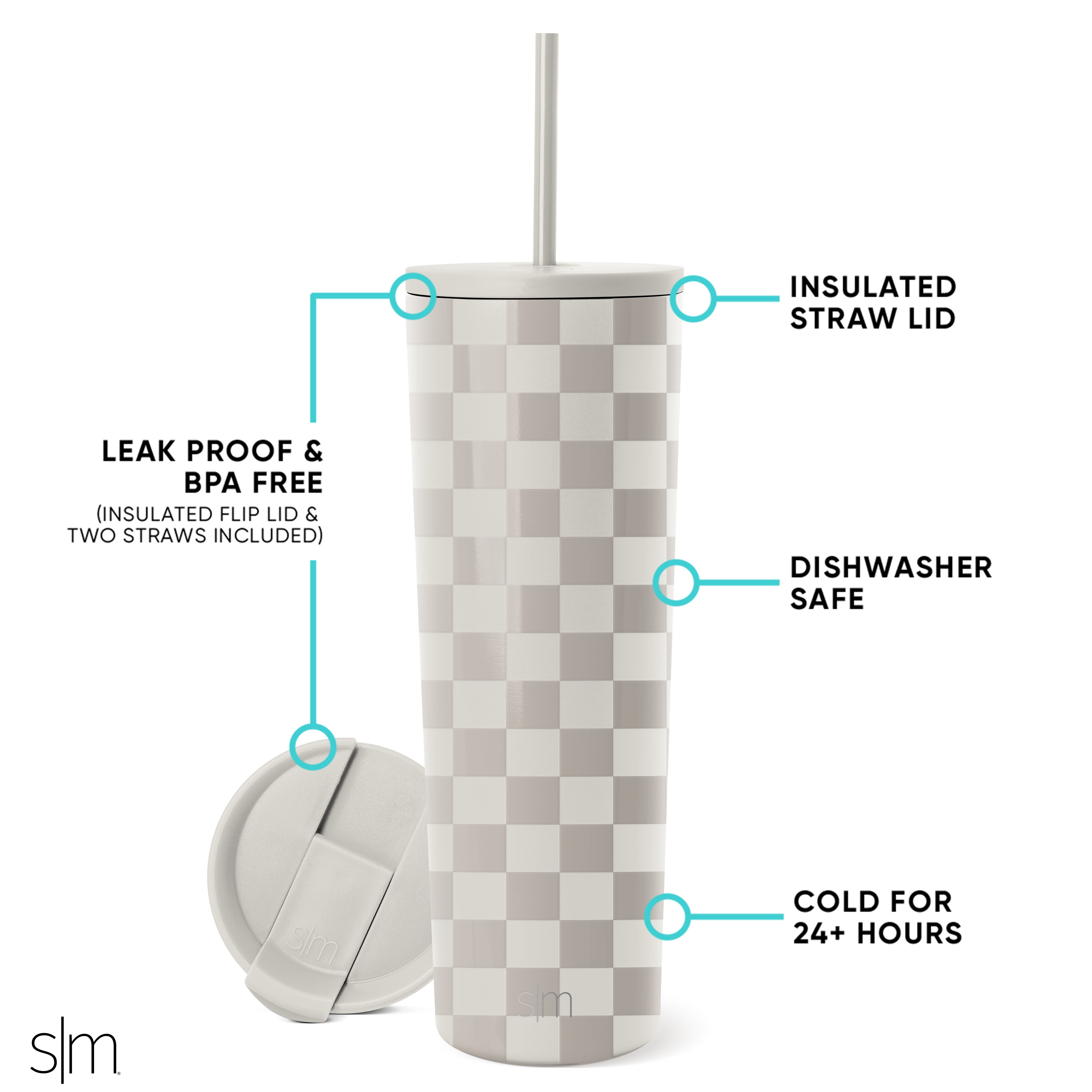 28Oz Classic Tumbler with Lid and Straw - 100% Leakproof Stainless Steel Vacuum Insulated Cup for Hot & Cold Drinks - Perfect for Coffee, Tea, Water, Smoothies - Ideal for Office, Travel, Gym, and Outdoor Activities