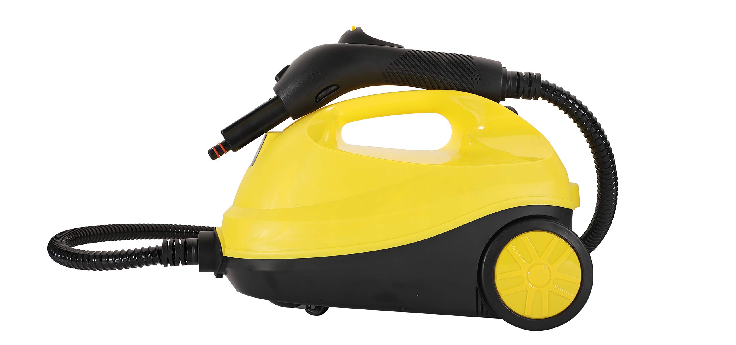CGOLDENWALL 2000W Heavy Duty Steam Cleaner with 11 Accessories - Adjustable Multi-Purpose Floor & Carpet Steamer for Home Cleaning (Yellow) - Perfect for Deep Cleaning Floors, Carpets, Upholstery, and Kitchen Appliances