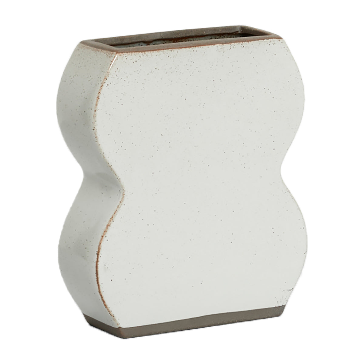 Small Modern Ceramic Vase - Minimalist Home Decor for Flowers, Centerpiece, Wedding & Living Room Decorations - Perfect for Dining Table, Office Desk & Gift Giving