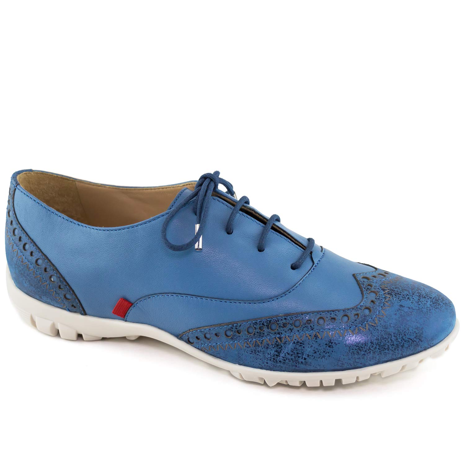 Women's Genuine Leather Golf Shoes - Lightweight, Breathable & Waterproof Spikeless Design with Cushion Support - Perfect for Casual Play & Walking the Course