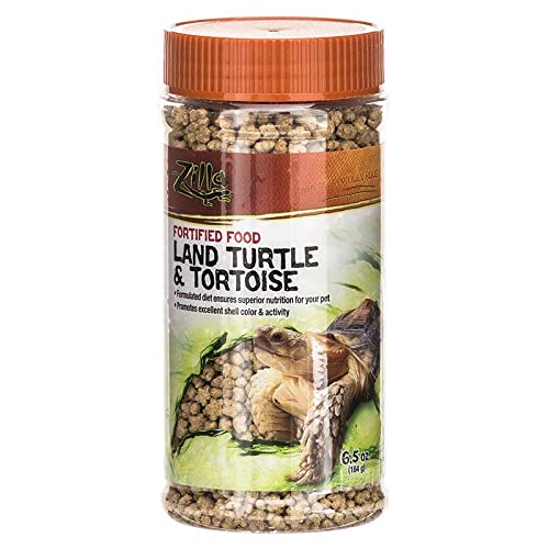 Premium Zilla Land Turtle Food - High Protein Pellet Diet for Healthy Growth | Ideal for Box Turtles, Tortoises & Terrapins | Perfect for Daily Feeding & Habitat Nutrition