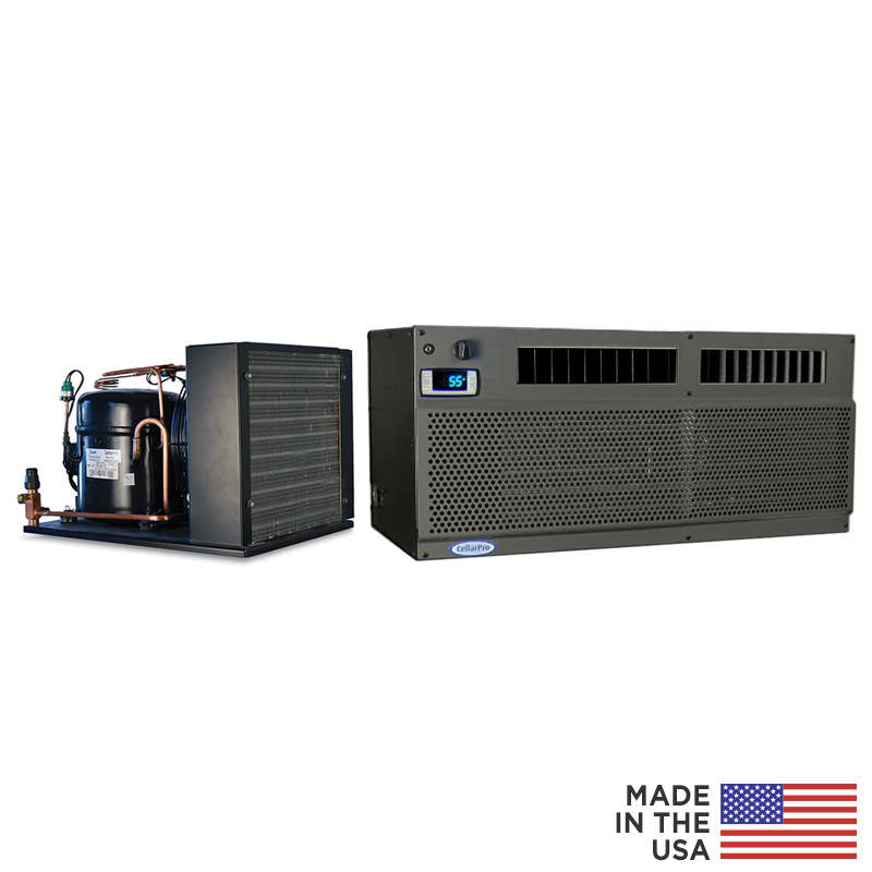 CellarPro 6000S Split System Cooling Unit for Wine Cellars - Up to 1500 Cubic Feet Capacity | Perfect for Home Wine Storage & Commercial Wine Cellar Cooling