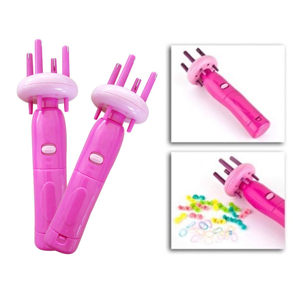 Portable Electric Hair Braiding Machine - Automatic Quick Twist Braid Tool for DIY Hairstyles | Perfect for Home Use, Travel, and Salon Styling