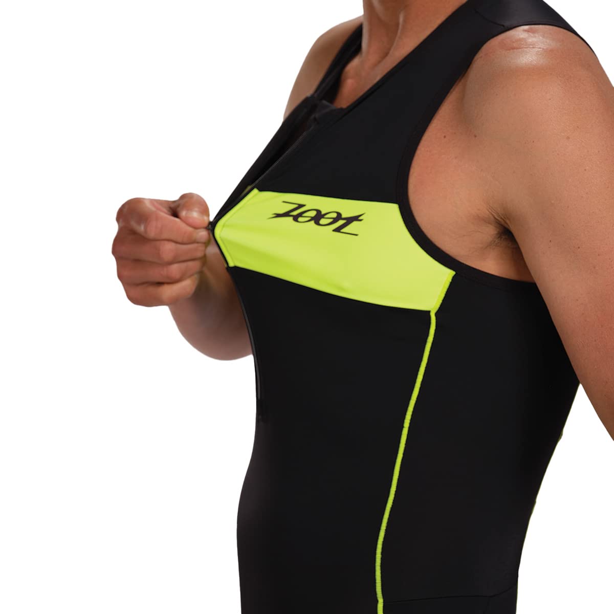 Zoot Men's Core Tri Tank Racesuit - Sleeveless Triathlon Suit with Chamois Pad for Swim Bike Run | UPF 50+ Quick Dry Fabric & Pockets | Perfect for Ironman Training & Triathlon Competitions