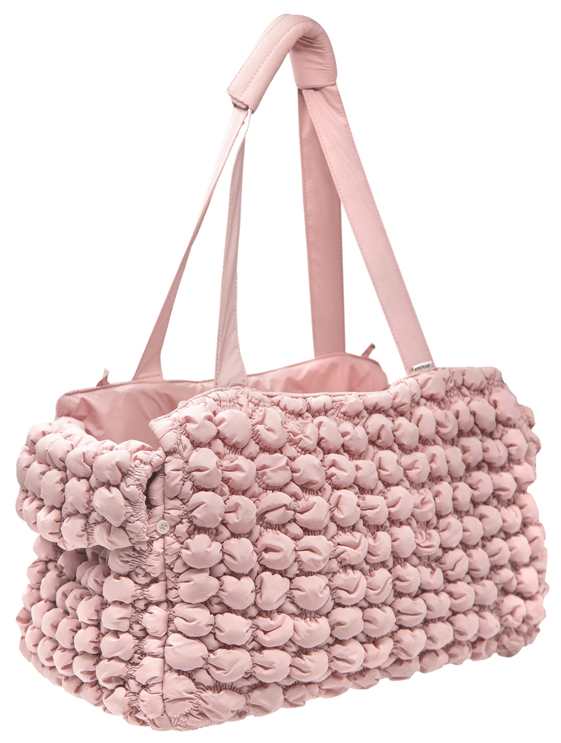 Pet Life 'Bubble Vogue' Ultra-Plush Designer Pet Carrier - Stylish & Comfortable for Travel, Shopping & Vet Visits