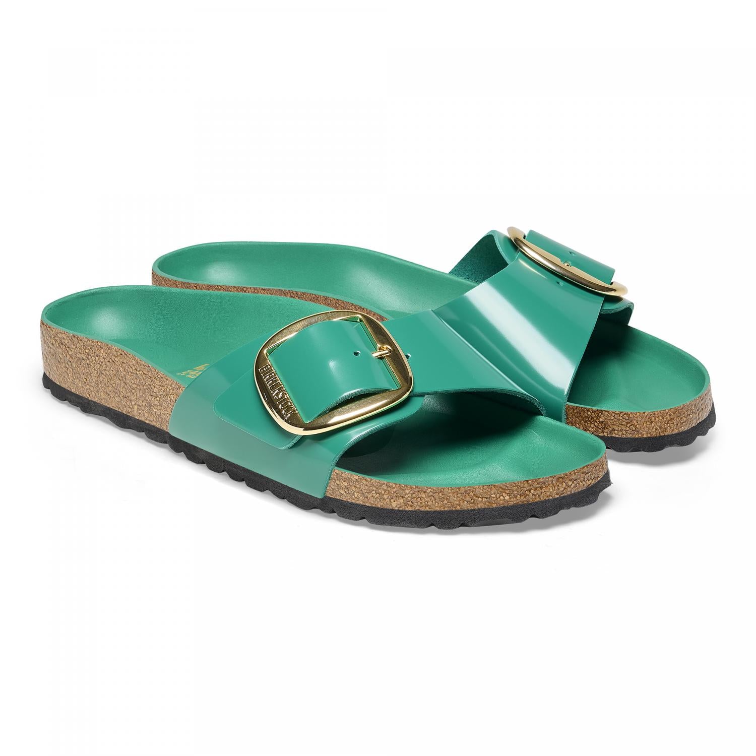 Madrid Big Buckle Sandals for Women - Comfortable Summer Slide Sandals with Adjustable Buckle | Perfect for Beach, Vacation & Casual Outfits