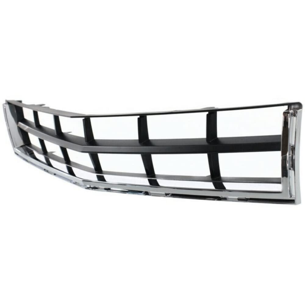 Textured Gray Plastic Bumper Grille Center - GM Part #25778326 & #GM1036129 - Perfect for GM Vehicle Front End Protection & Style Enhancement