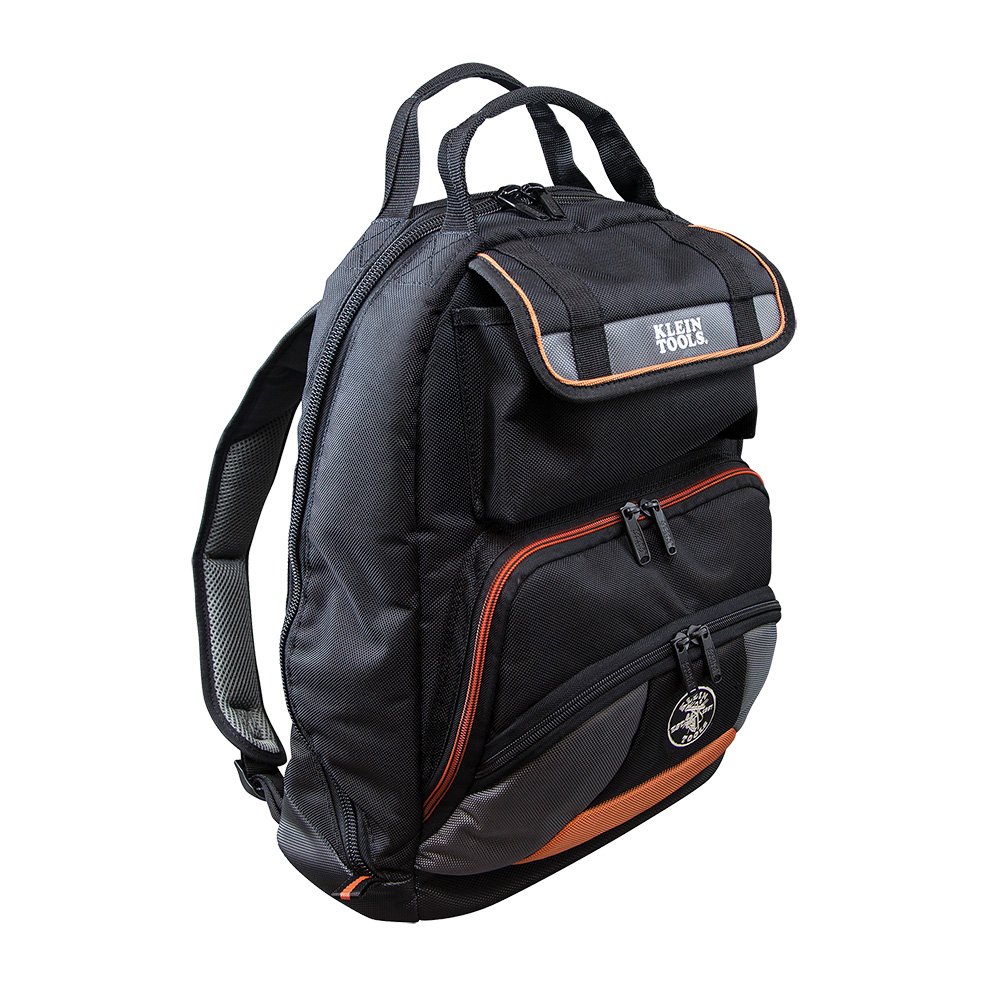 Klein Tools 55475 Heavy Duty Tradesman Pro Tool Backpack - 35 Pocket Tool Organizer for Hand Tools & Gear | Perfect for Electricians, Contractors & Construction Workers