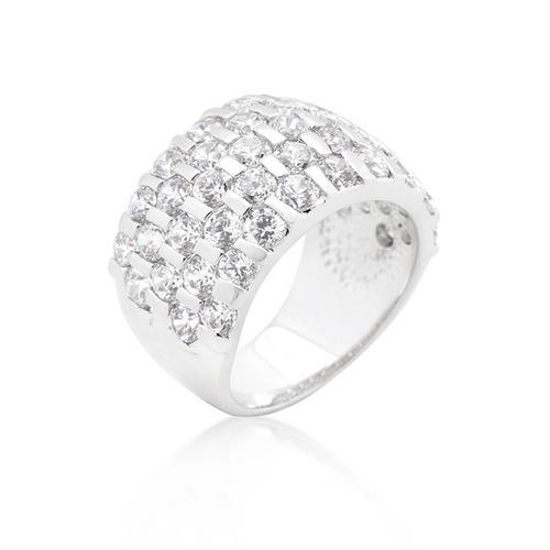 Channel Set Princess Cut Engagement Ring - 14K White Gold Diamond Wedding Band for Women - Perfect for Proposals, Anniversaries & Bridal Jewelry