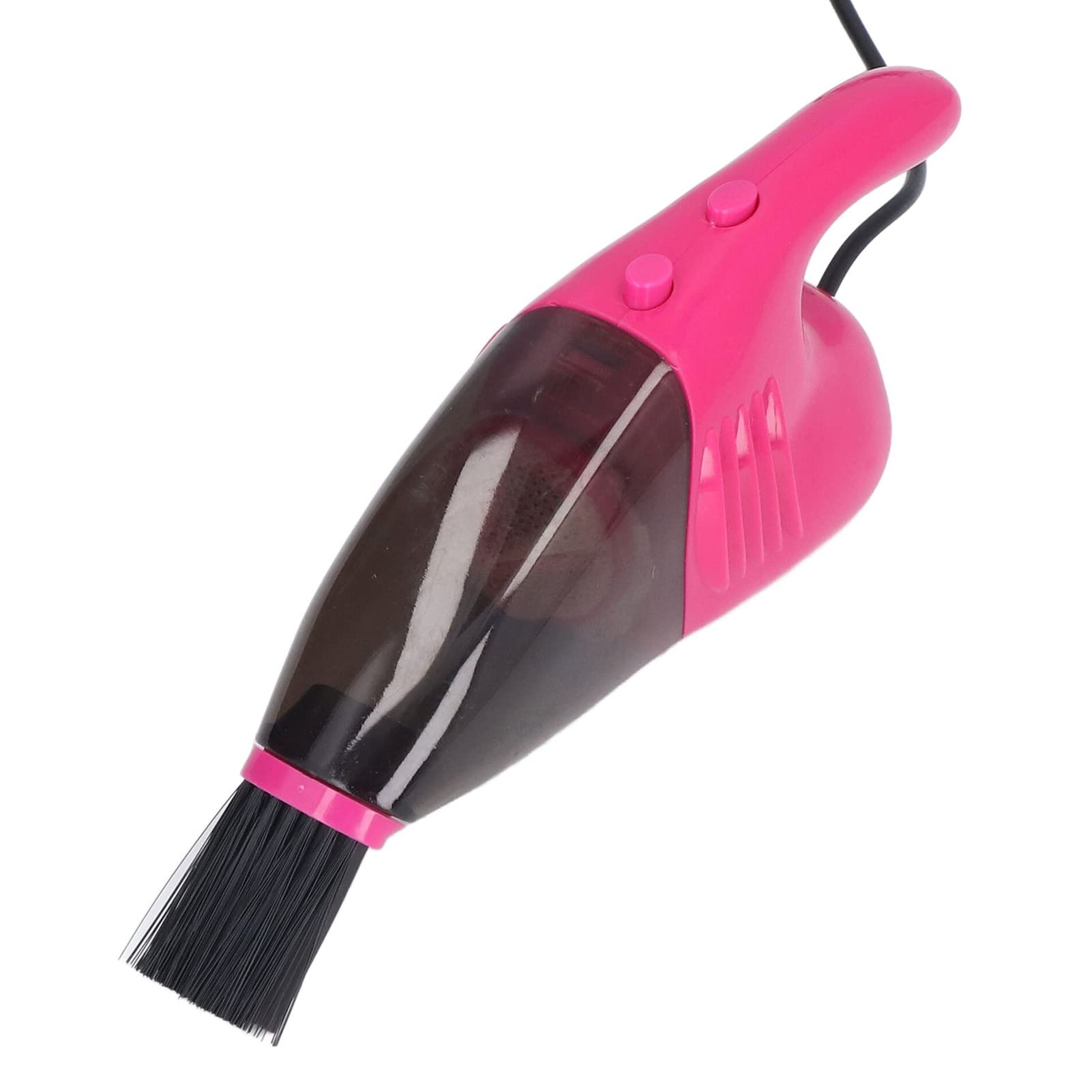 Shanrya Mini USB Rechargeable Keyboard Vacuum Cleaner - Portable Desk Vacuum for Office, Car, Computer, Laptop (Pink) | Perfect for Cleaning Crumbs, Dust, and Debris from Keyboards, Desks, and Cars