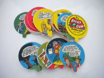 Vintage 1970s Rocks O Gum Mint Complete Trading Cards Set - Perfect for Collectors, Nostalgia Lovers & Retro Gaming Enthusiasts