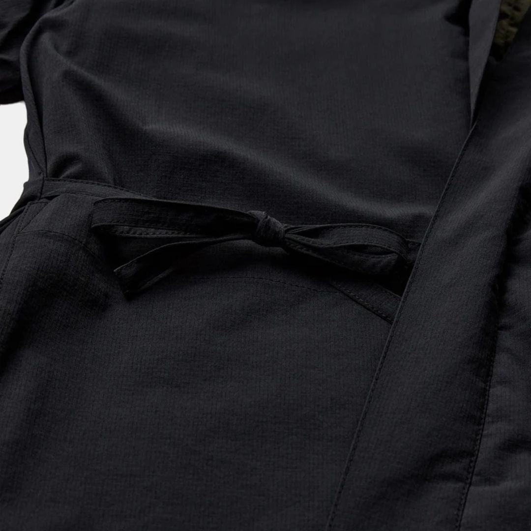 Akjesper Oversized Quilted Kimono Robe - Soft & Luxurious Caviar Color - Perfect for Loungewear, Spa Days & Cozy Evenings at Home