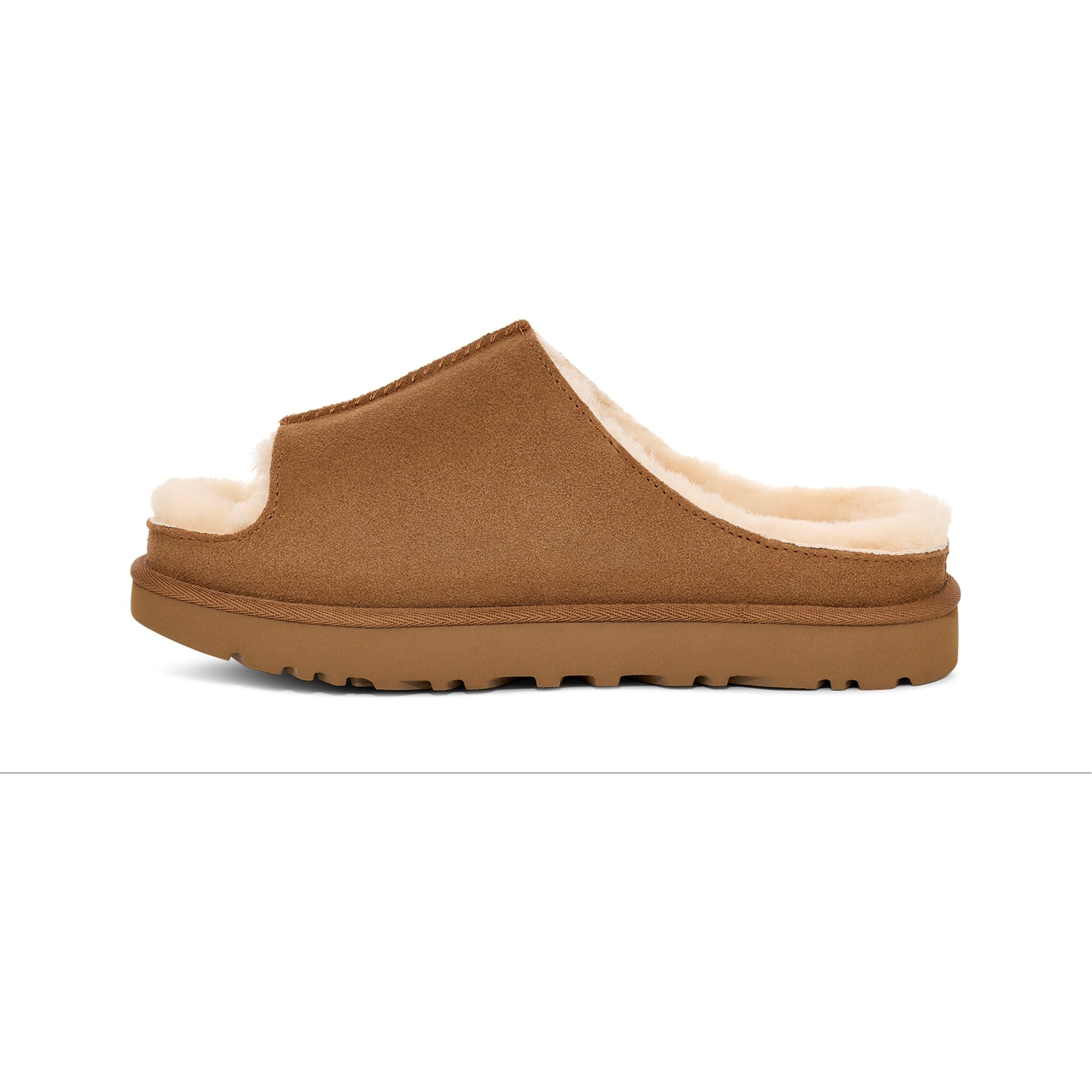 UGG Women's Greenport Slide Sandals - Comfortable House Slippers with Soft Wool Lining for Indoor/Outdoor Wear at Home or Beach
