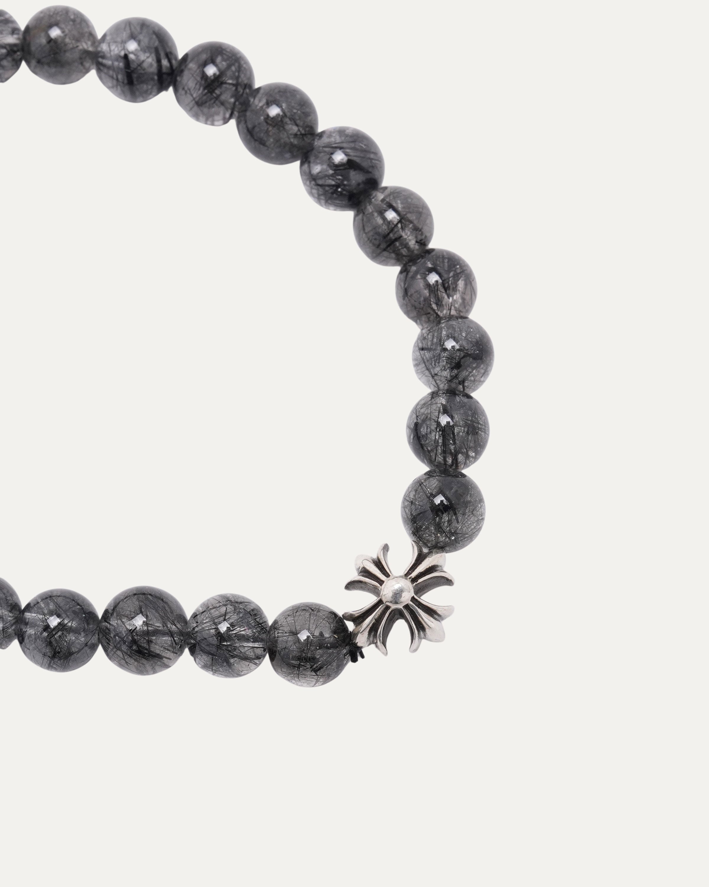 6mm Plus Cross Bead Bracelet for Women - Religious Christian Jewelry Gift - Perfect for Church, Baptism & Everyday Wear