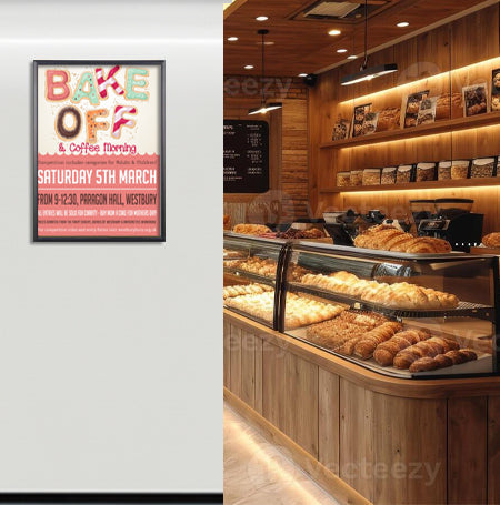 22x34 Poster Frame - SwingFrame Wide Face Display for Art, Photos & Posters - Perfect for Home, Office & Gallery Decor