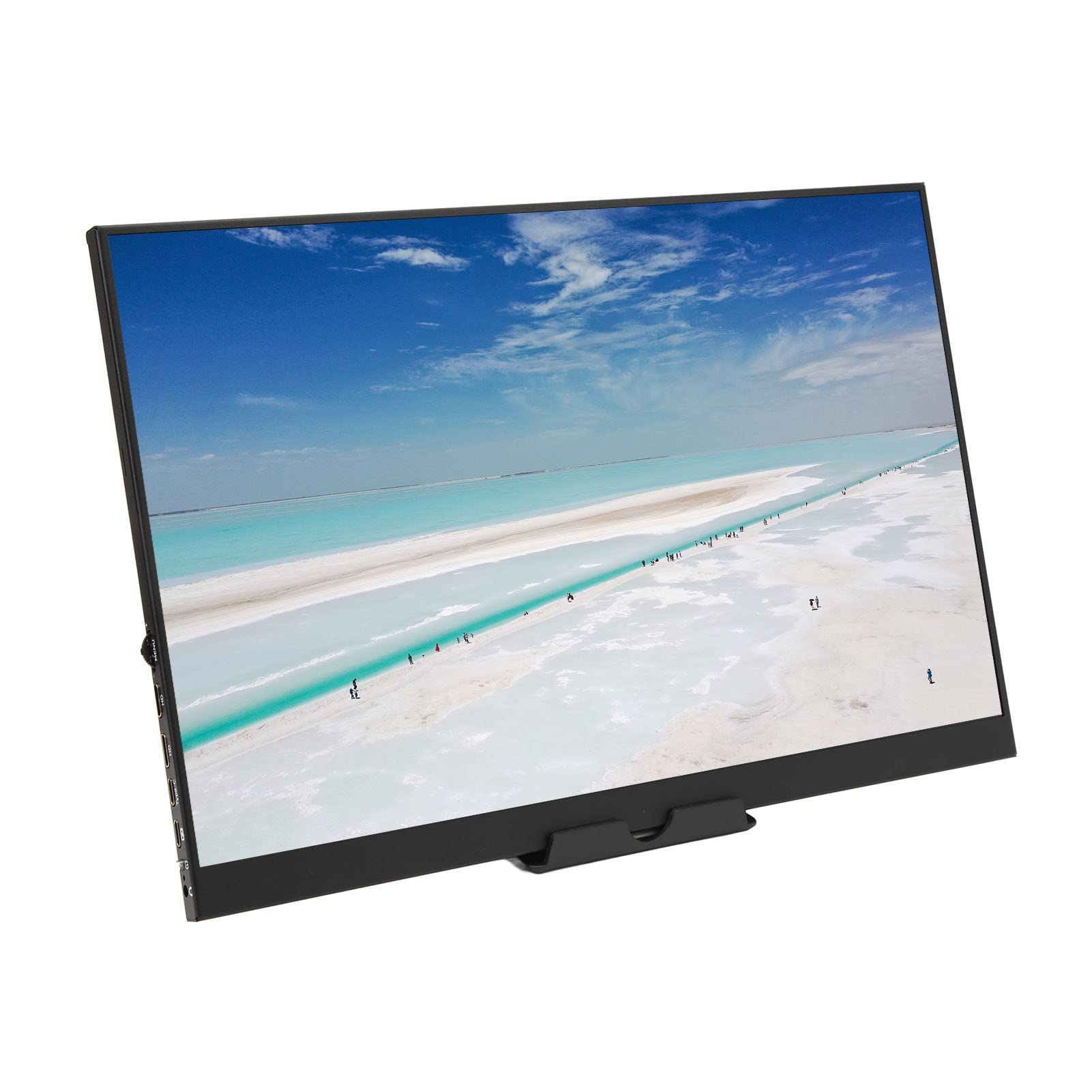 GOWENIC 16 Inch Portable Monitor - 2K HD IPS Screen with Dual Speakers & Multiple Ports | Lightweight Travel Monitor for Laptop, Smartphone & Gaming | Perfect for Work, Travel & Entertainment