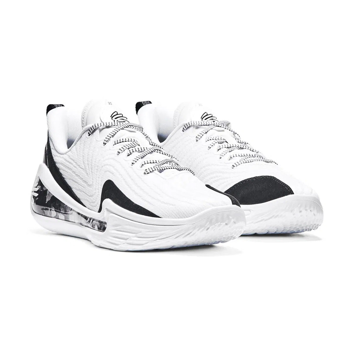 Curry 12 'White Black' Basketball Shoes - High-Performance Men's Sneakers for Indoor & Outdoor Courts | Perfect for Training, Games & Casual Wear