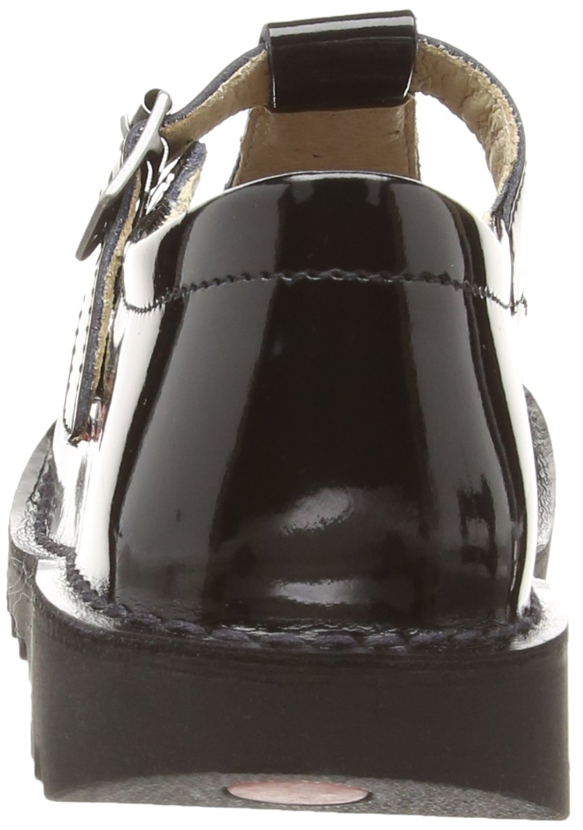 Black Kickers Girl's Kick T Bar School Shoes - Comfortable & Stylish for Everyday Wear, School Uniforms & Casual Outfits