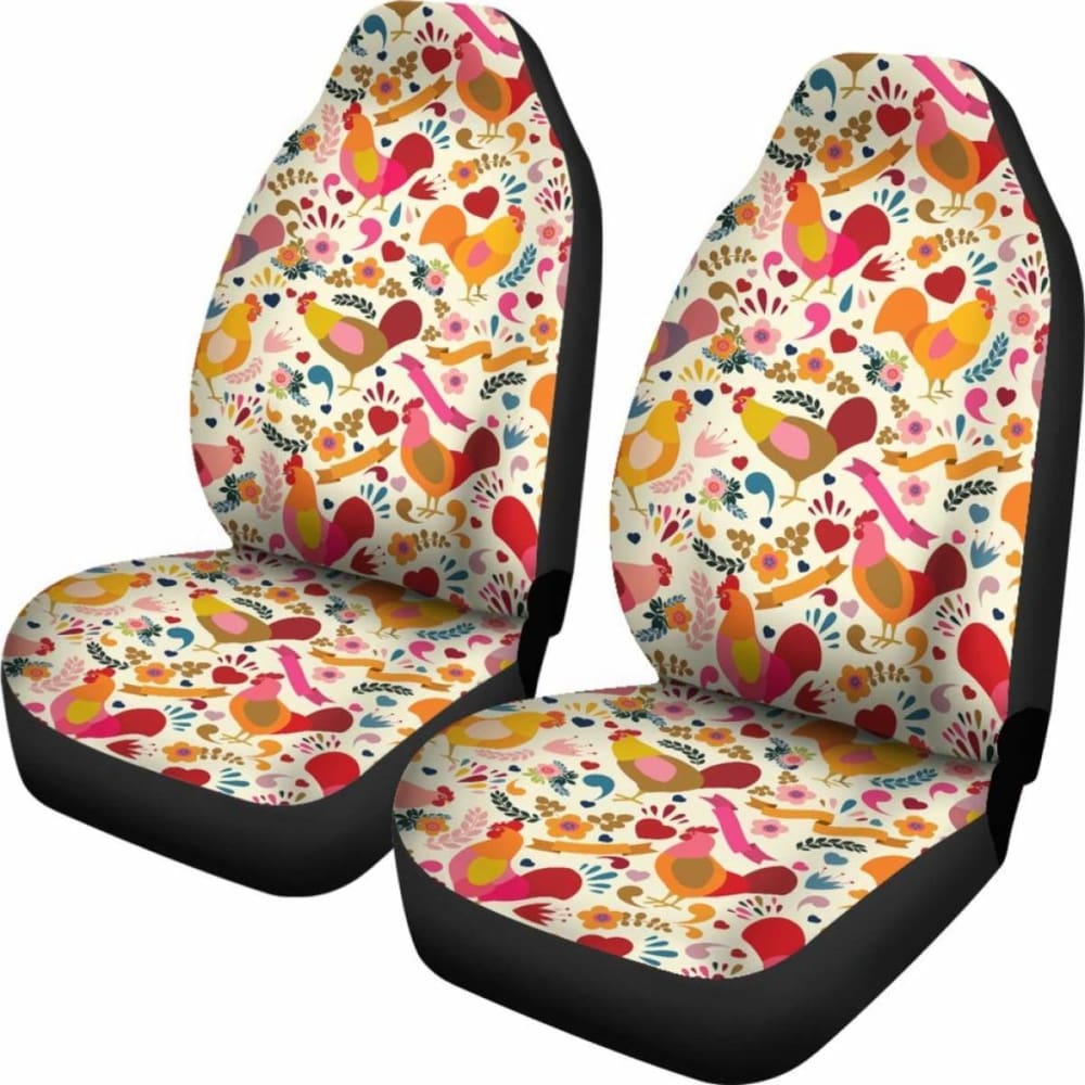 Adorable Chicken Car Seat Covers - Cute & Durable Protection for Your Vehicle Seats | Perfect for Pet Owners, Parents & Car Enthusiasts