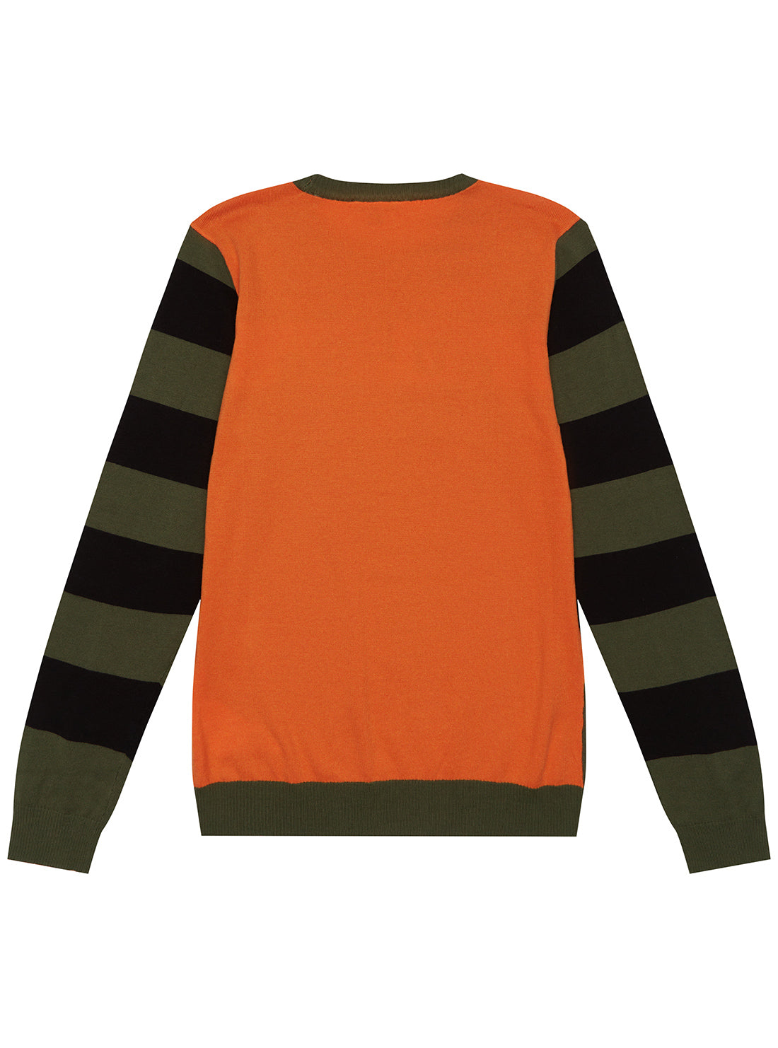 Green Long Sleeve Jumper for Kids (7-16 Years) - Soft Cotton Pullover for School, Playdates & Outdoor Activities