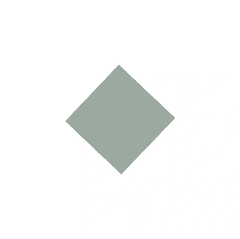 Winckelmans Granitklinker 5x5 cm Light Green Ceramic Tile - Perfect for Kitchen Backsplash, Bathroom Walls & Flooring