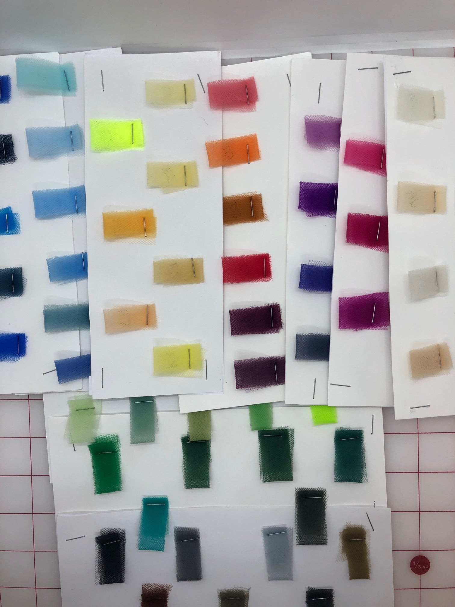 Premium Tulle Sample Cards - Pack of 10 Elegant Fabric Swatches for Wedding Decor, DIY Crafts & Fashion Design | Perfect for Bridal Bouquets, Gift Wrapping & Home Decor Projects