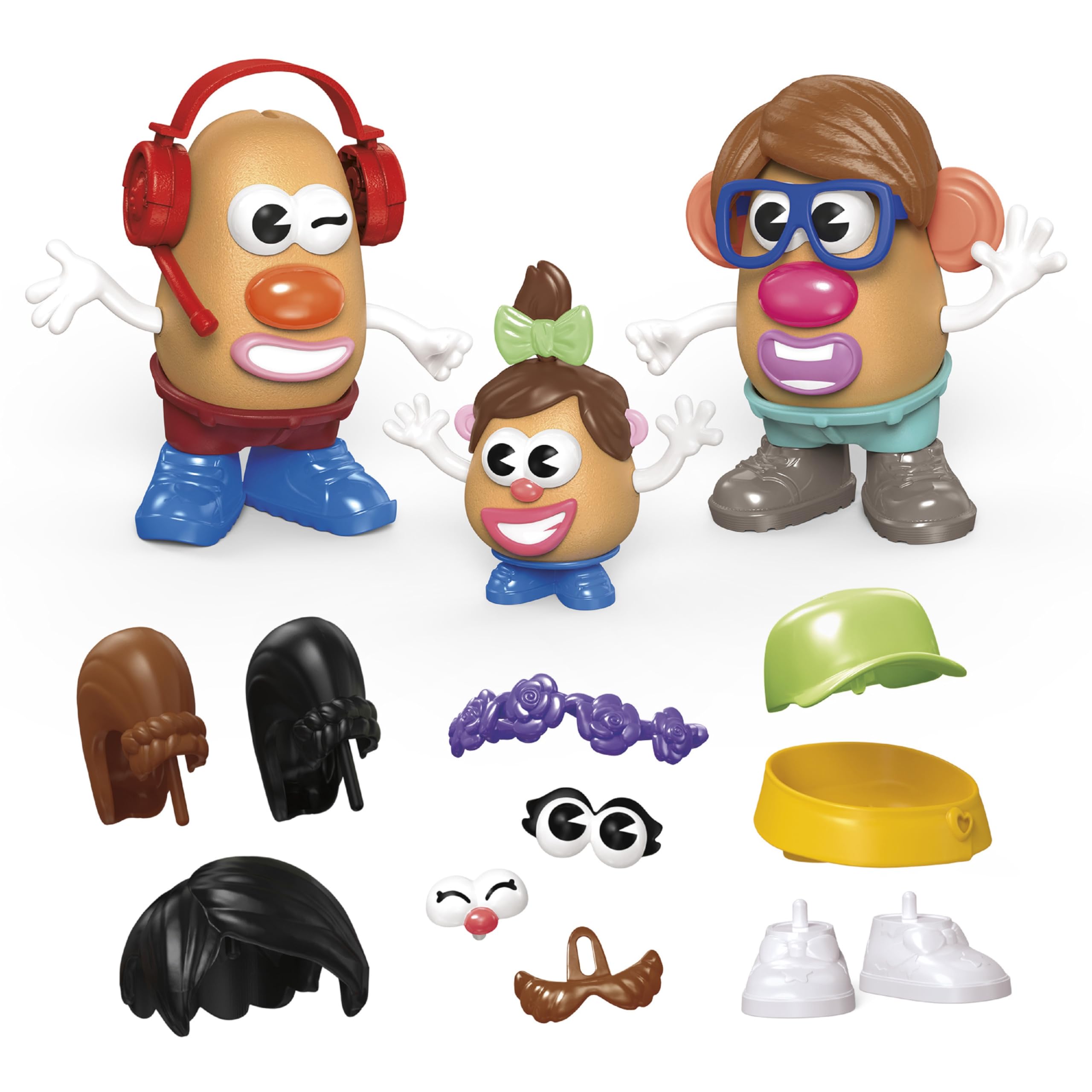 Mr. Potato Head Playskool Family Potato Head Toy Set - Fun & Educational Toy for Kids, Creative Play, Family Game Night & Birthday Gifts