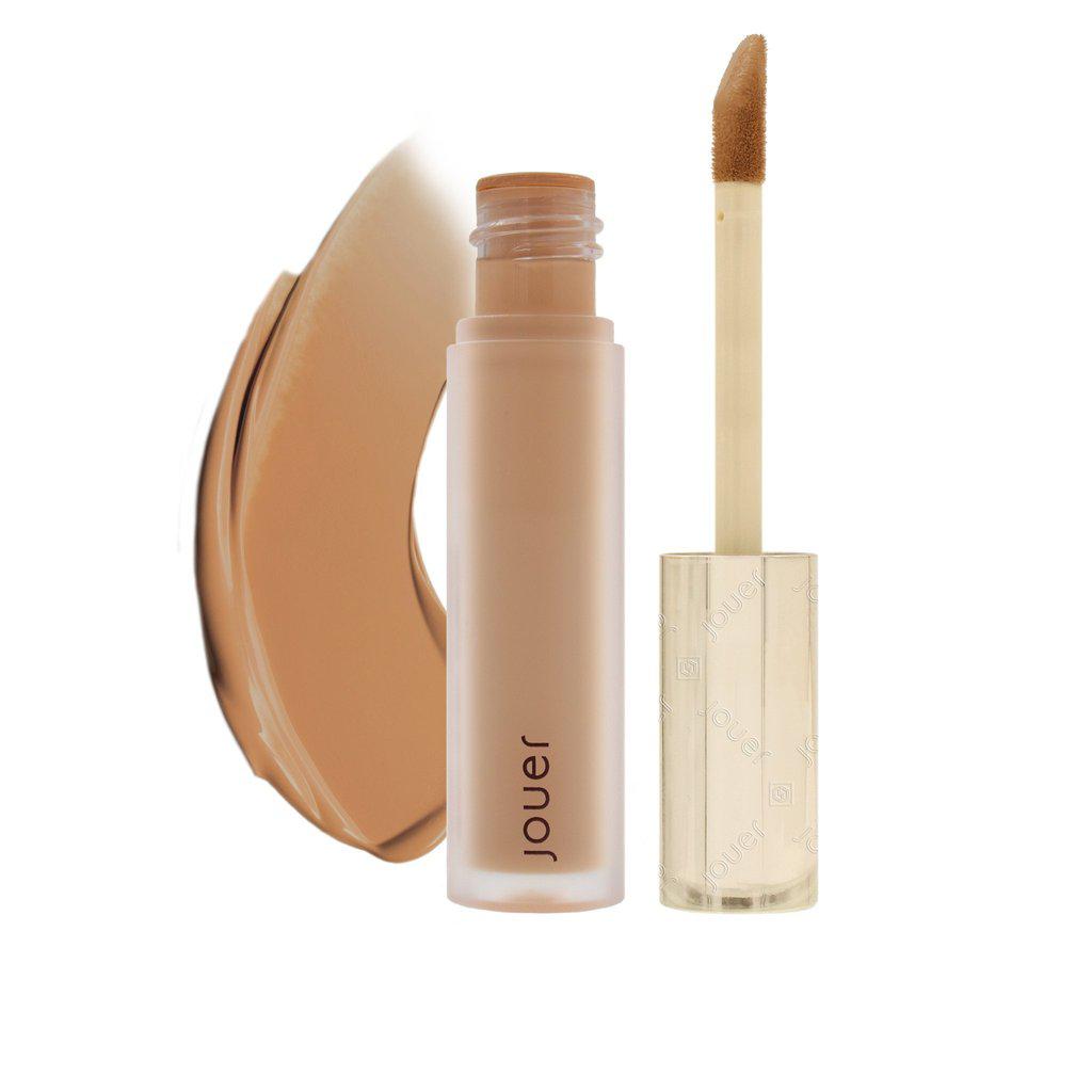 Jouer Essential High Coverage Liquid Concealer - Full Coverage, Long-Lasting, Vegan & Cruelty-Free | Perfect for Dark Circles, Blemishes & Under Eye Brightening