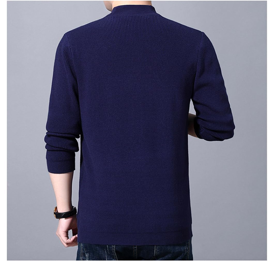 Men's Slim Fit Cardigan Sweater - Casual Streetwear Knit Jacket for Everyday Wear | Perfect for Layering, Office & Outdoors