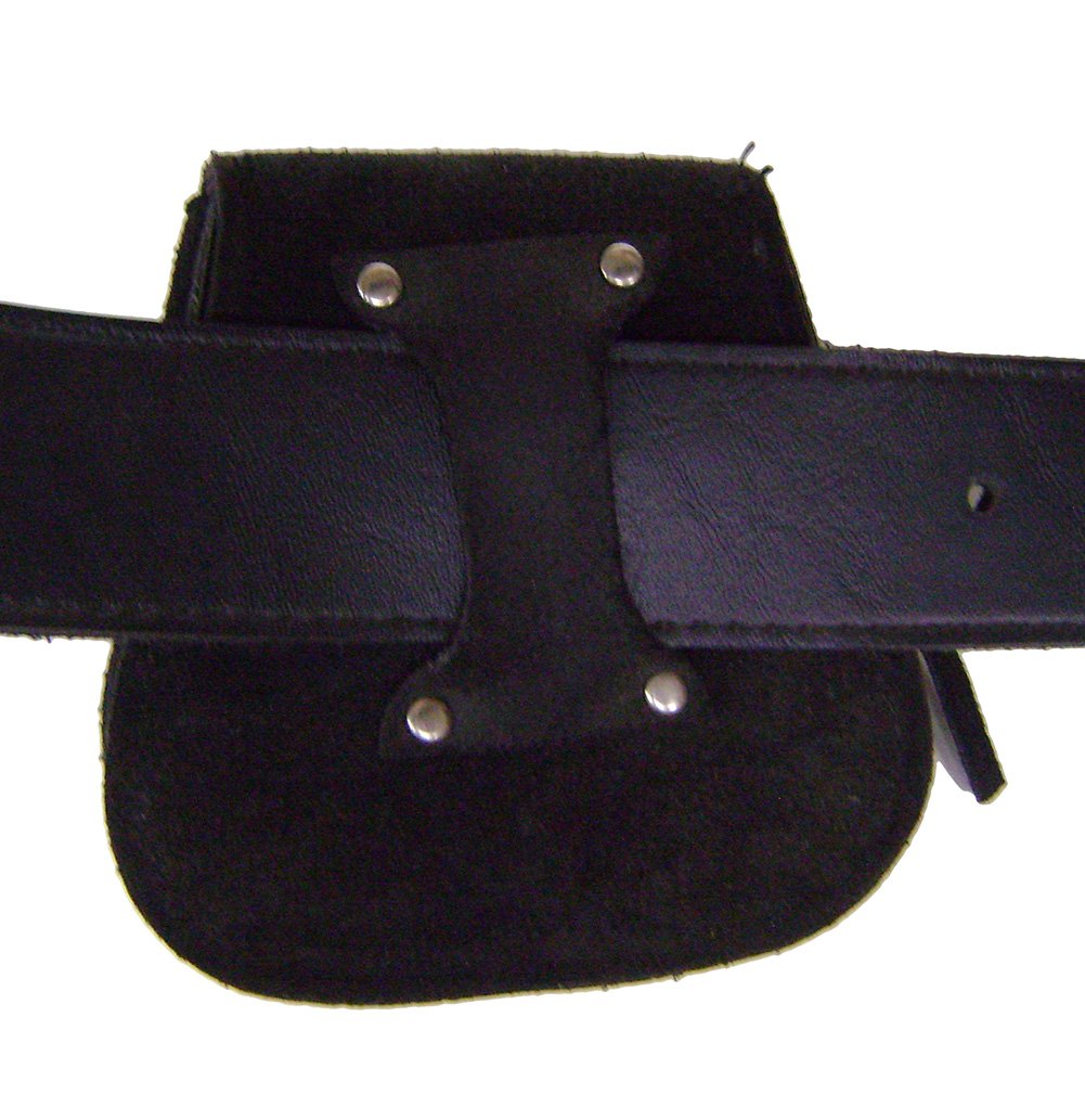 Western Women's Suede Purse and Belt Set - Black | Stylish Crossbody Bag with Adjustable Belt for Casual Outfits & Evening Events