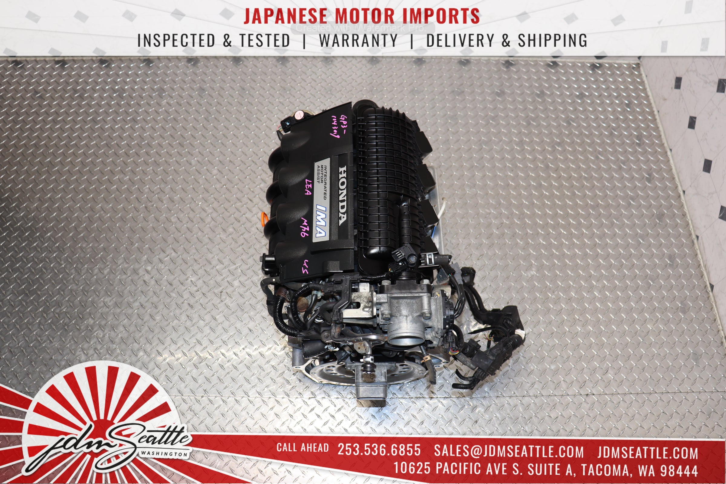 JDM LEA IMA 1.5L Engine for 2011-2016 Honda CR-Z CRZ - Replacement Motor for 11 12 13 14 15 16 Models - Perfect for Performance Upgrades & Engine Replacement