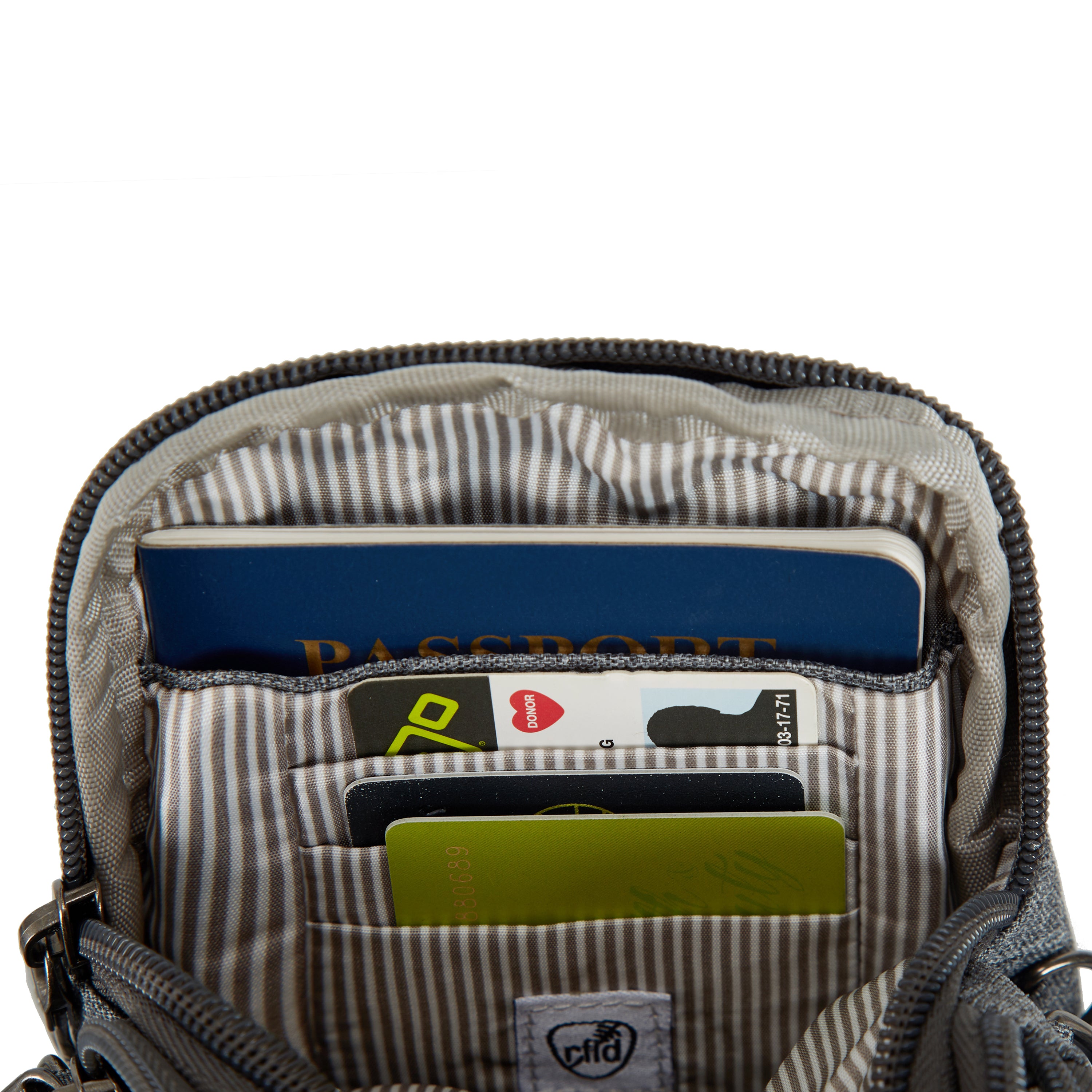 Boho Anti-Theft Crossbody Phone Bag with 2 Compartments - Stylish & Secure for Travel, Shopping & Daily Use