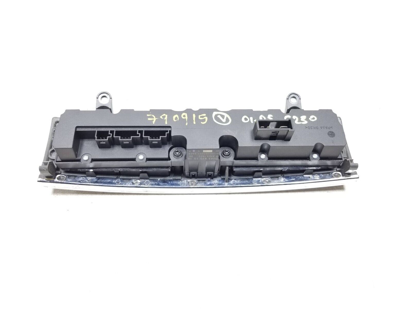 02 05 Mercedes W203 C230 Coupe Hazard Light & Door Lock Control Panel Switch OEM Replacement Part - Perfect for Interior Electrical Repairs & Car Restoration Projects