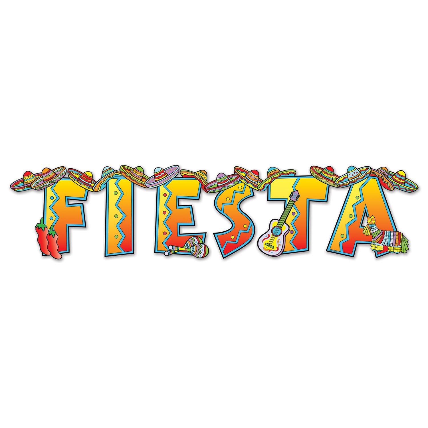 12 Pack Beistle Fiesta Streamers - Colorful Party Decorations for Birthday, Cinco de Mayo & Mexican Fiesta Celebrations