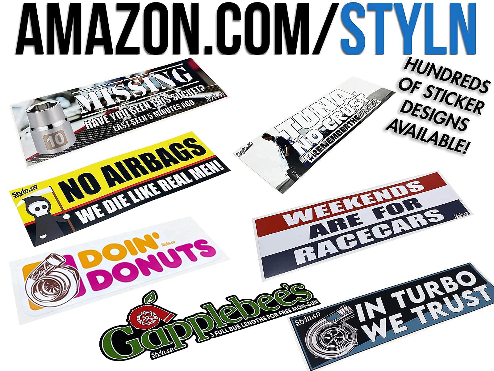 Premium Tuna No Crust Slap Sticker (2-Pack) - 8