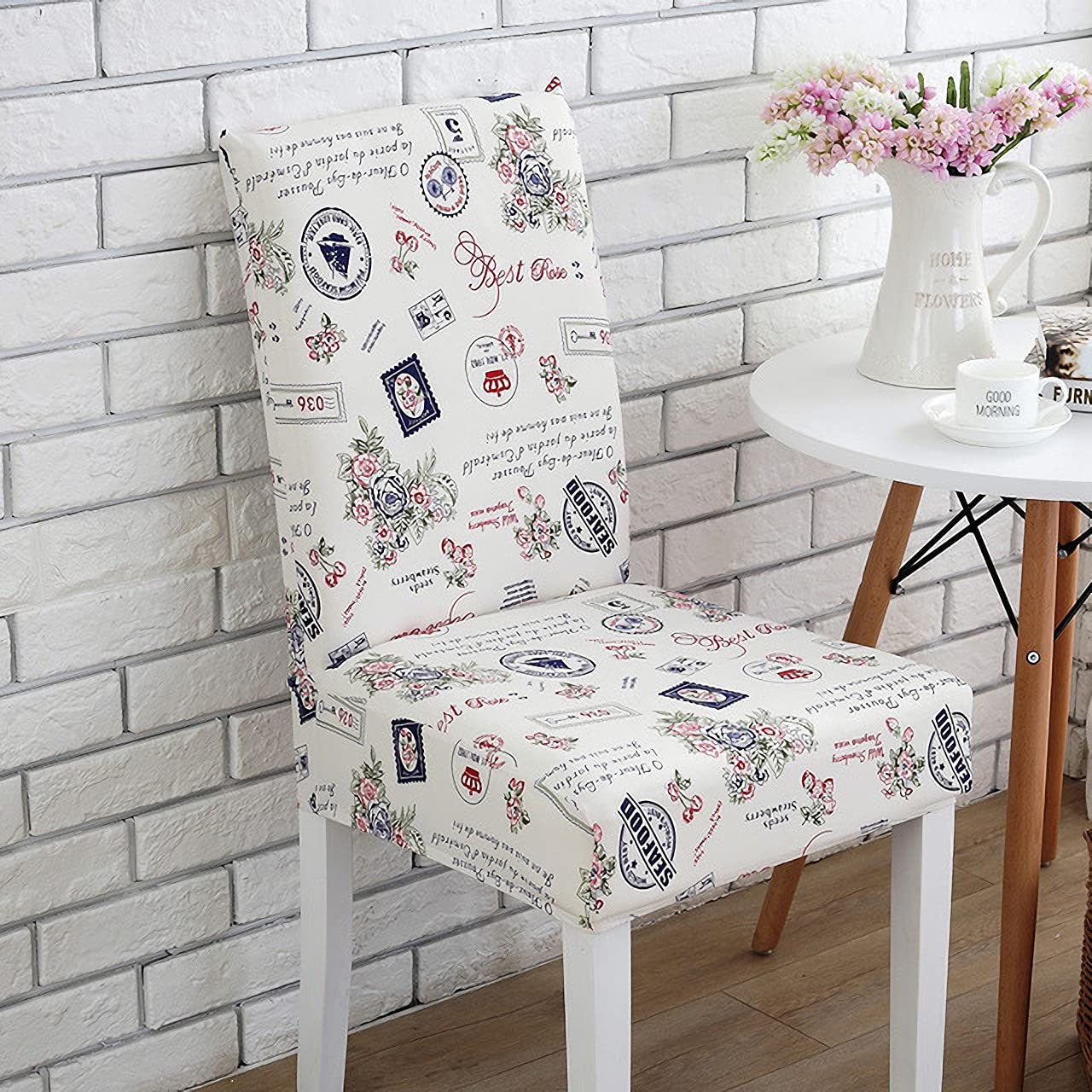 Stretch Spandex Chair Covers for Dining, Wedding & Party Decor - Home & Kitchen