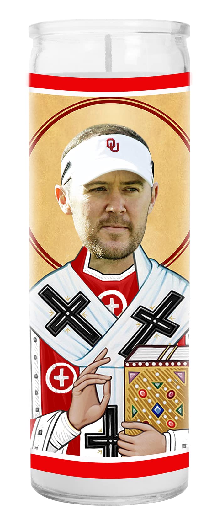 Coach Riley Celebrity Prayer Candle - Handmade Saint Candle for Football Fans | Pop Culture Sports Votive | Unique Novelty Gift for Coaches & Sports Enthusiasts | Perfect for Game Day Decor, Team Spirit & Prayer Altars