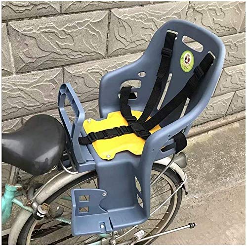 **GYR Adjustable Bike Child Seat for Toddlers & Kids - Universal Bicycle Back Seat for Adult Bikes, MTB & Road Bikes - Comfortable & Safe Cycling Accessory (Gray) - Perfect for Family Rides & Commuting**