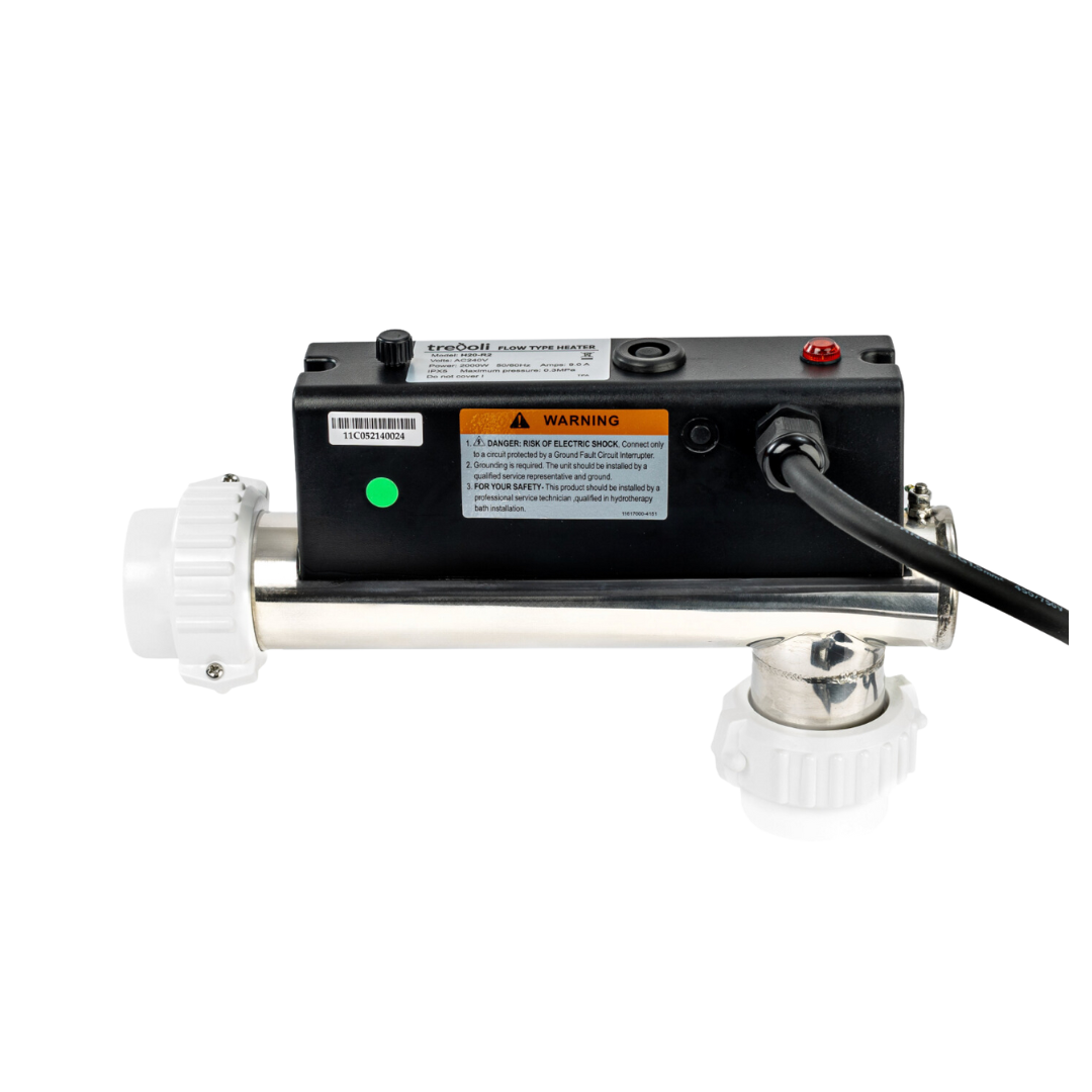 2KW Spa Heater - Fast Heating, Energy Efficient for Hot Tubs & Jacuzzis - Perfect for Relaxation, Therapy & Outdoor Use
