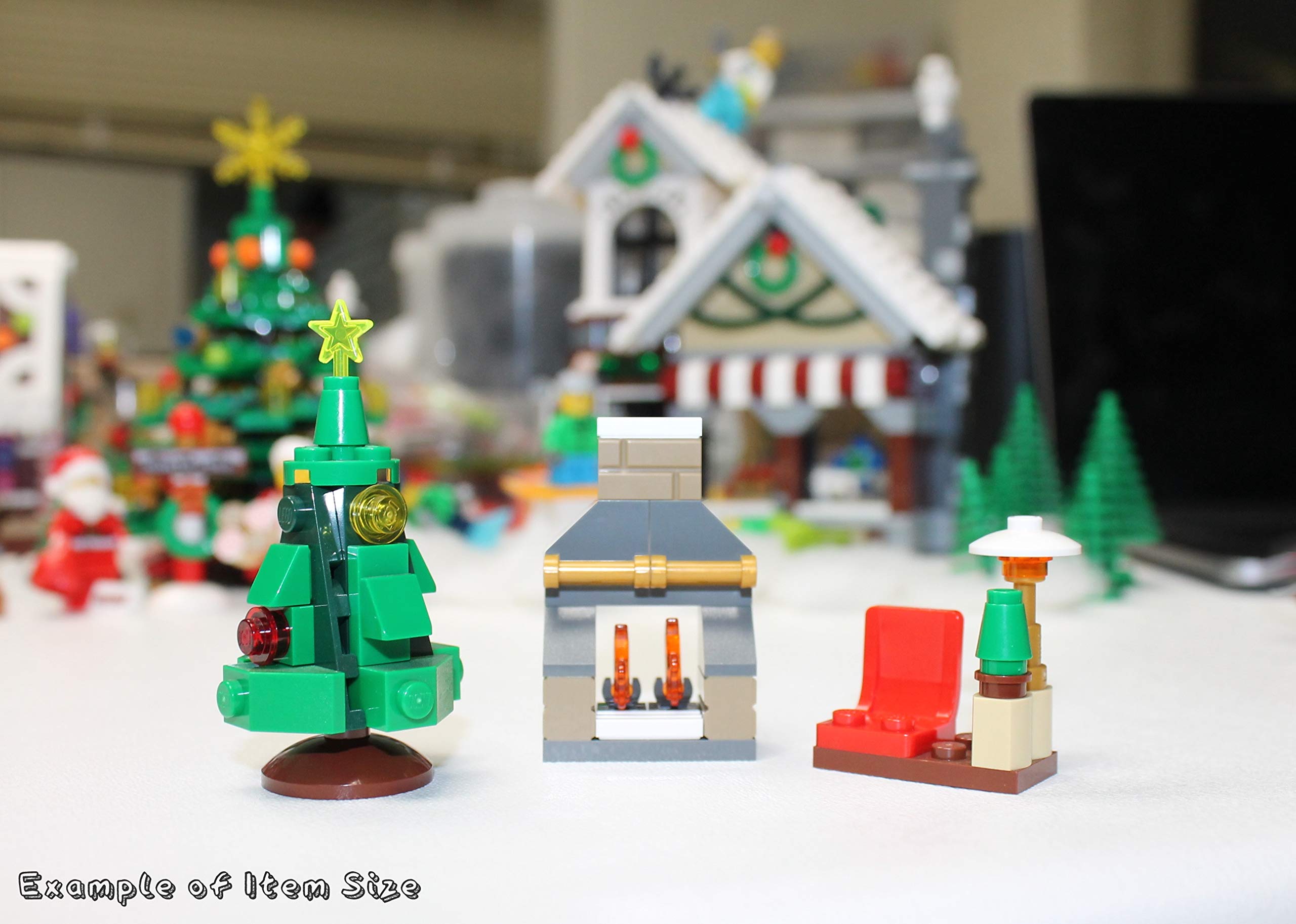 LEGO Holiday Mini Build Set - Living Room with Christmas Tree & Santa Claus Minifigure (Advent Calendar 60155) | Perfect for Christmas Decorations, Gift Giving & Holiday Family Fun