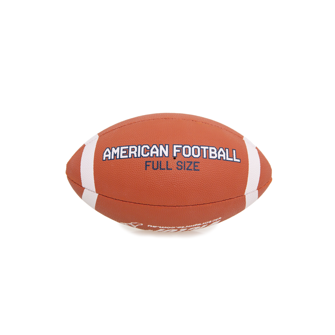 Victor Official Size American Football - Premium Leather Game Ball for Training & Competition | Perfect for NFL Fans, College Games, and Backyard Practice