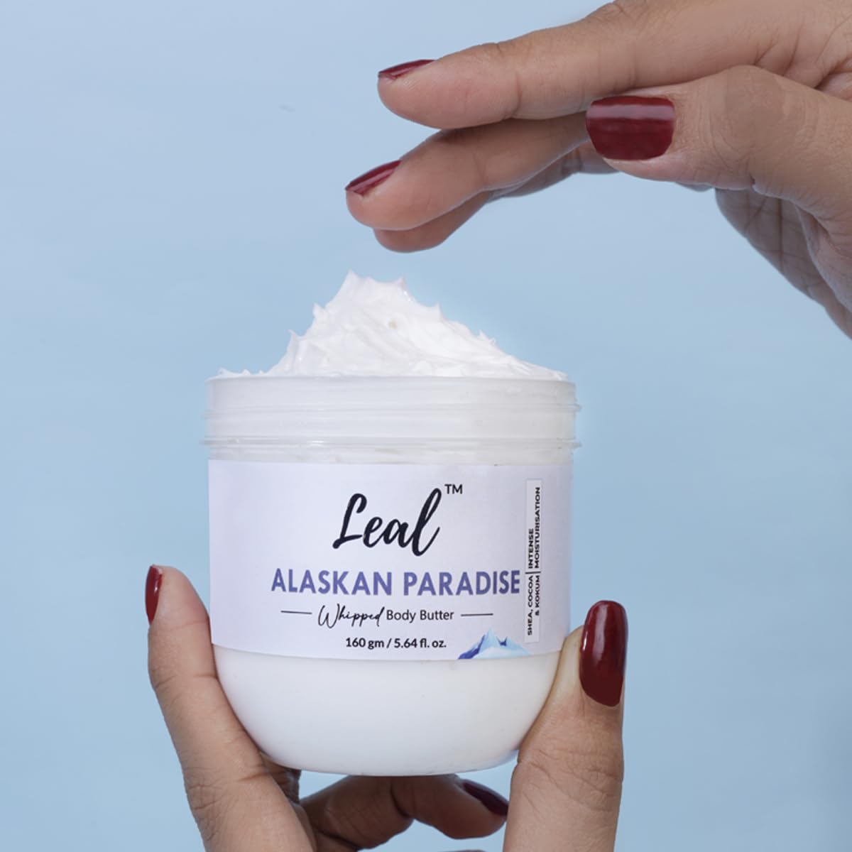 Leal Cosmetics Whipped Body Butter - 180g Alaskan Paradise | Shea Butter Moisturizer for Dry Skin | 24-Hour Hydration | Non-Sticky Body Lotion | Sulfate & Paraben Free | Perfect for Daily Skincare & Gift Giving