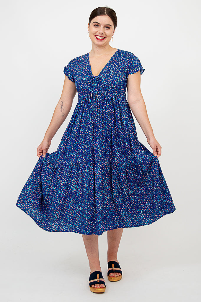 Julie Dress - Elegant Women's Floral Summer Dress | Perfect for Casual Outings, Parties & Date Nights