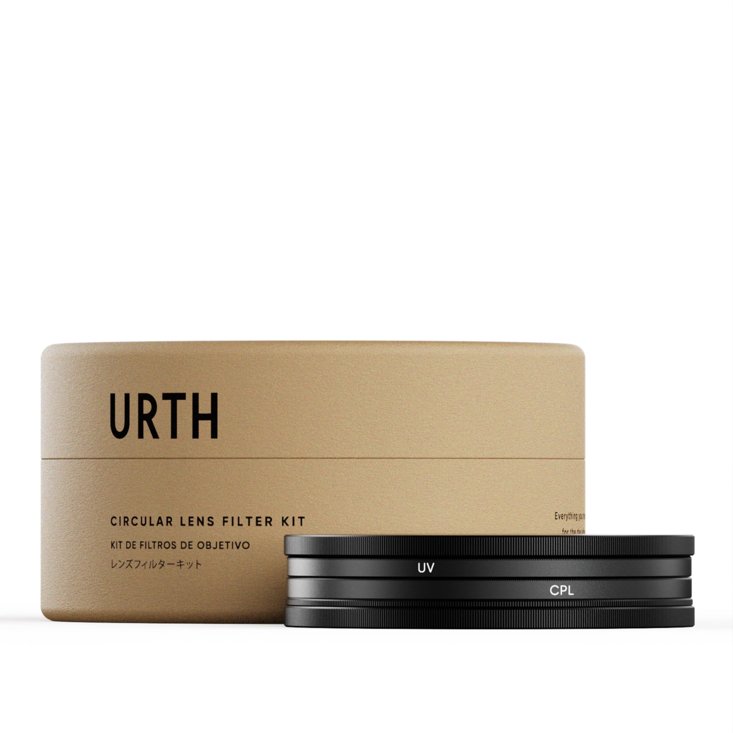 Urth 72mm 2-in-1 Lens Filter Kit - UV & CPL (Circular Polarizing) Multi-Coated Optical Glass Filters for DSLR & Mirrorless Cameras - Ultra Slim Design for Landscape, Portrait & Travel Photography