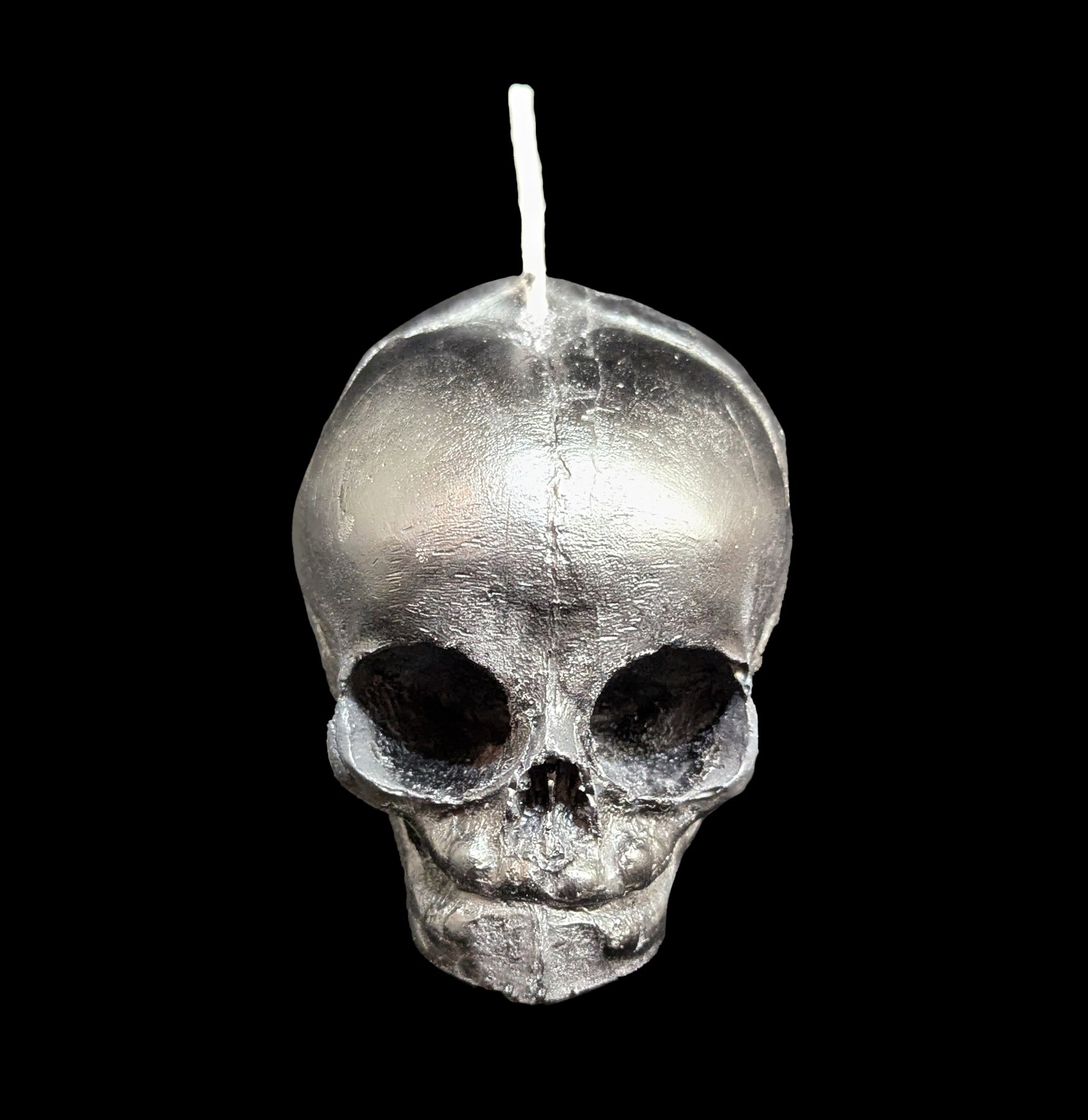 Fetal Skull Candle - Gothic Decor, Halloween Prop, Witchcraft Altar, Spooky Home Decor for Horror Theme Parties & Dark Aesthetic Rooms