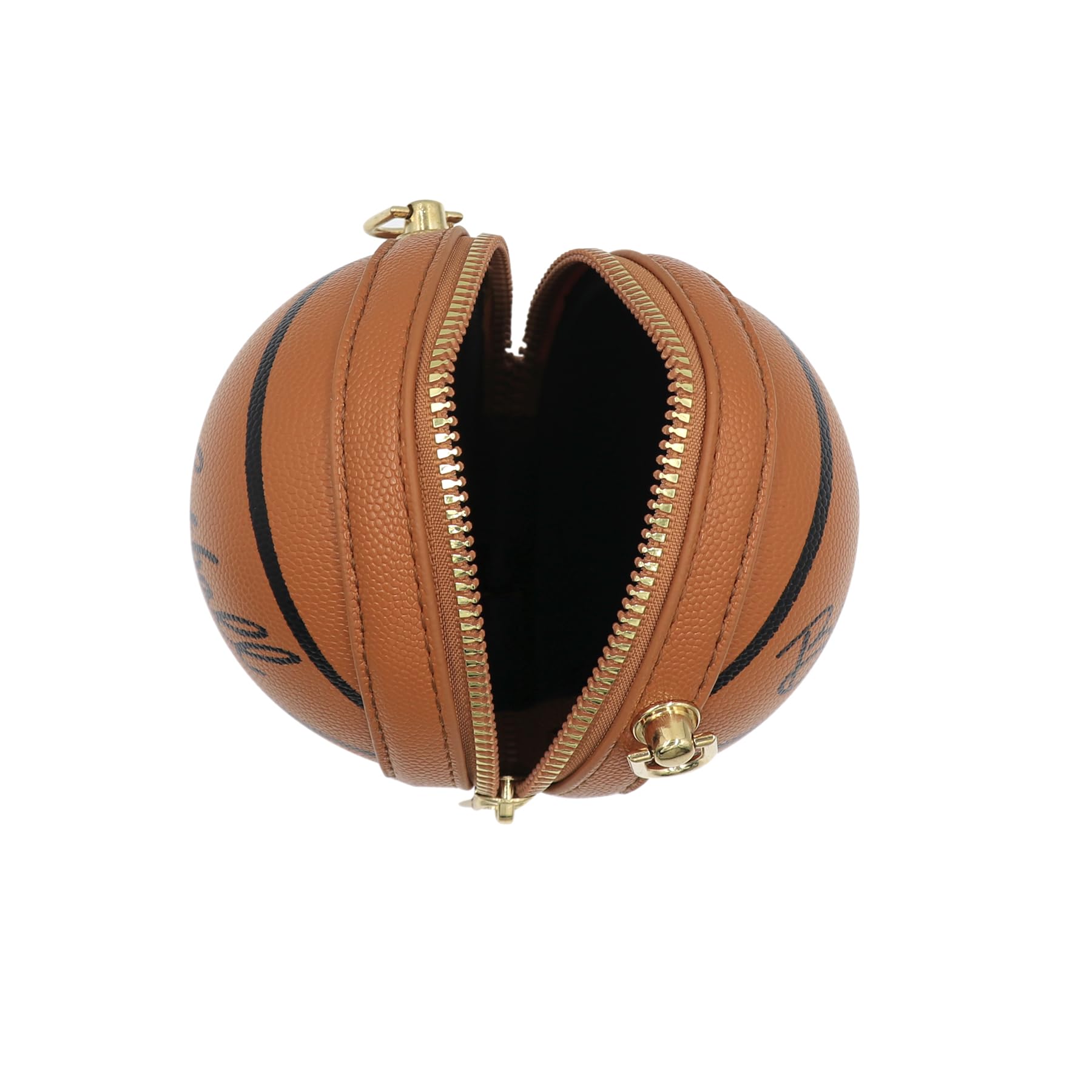 Girls Basketball Crossbody Bag - Mini Round Ball Shoulder Purse for Kids | Perfect for School, Sports Games & Casual Outings