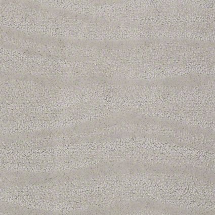 Runner 2.5'x12' Surfs Up Silver Leaf Area Rug - Coastal Pattern Cut Pile & Loop Texture for Living Room, Bedroom or Beach House Decor