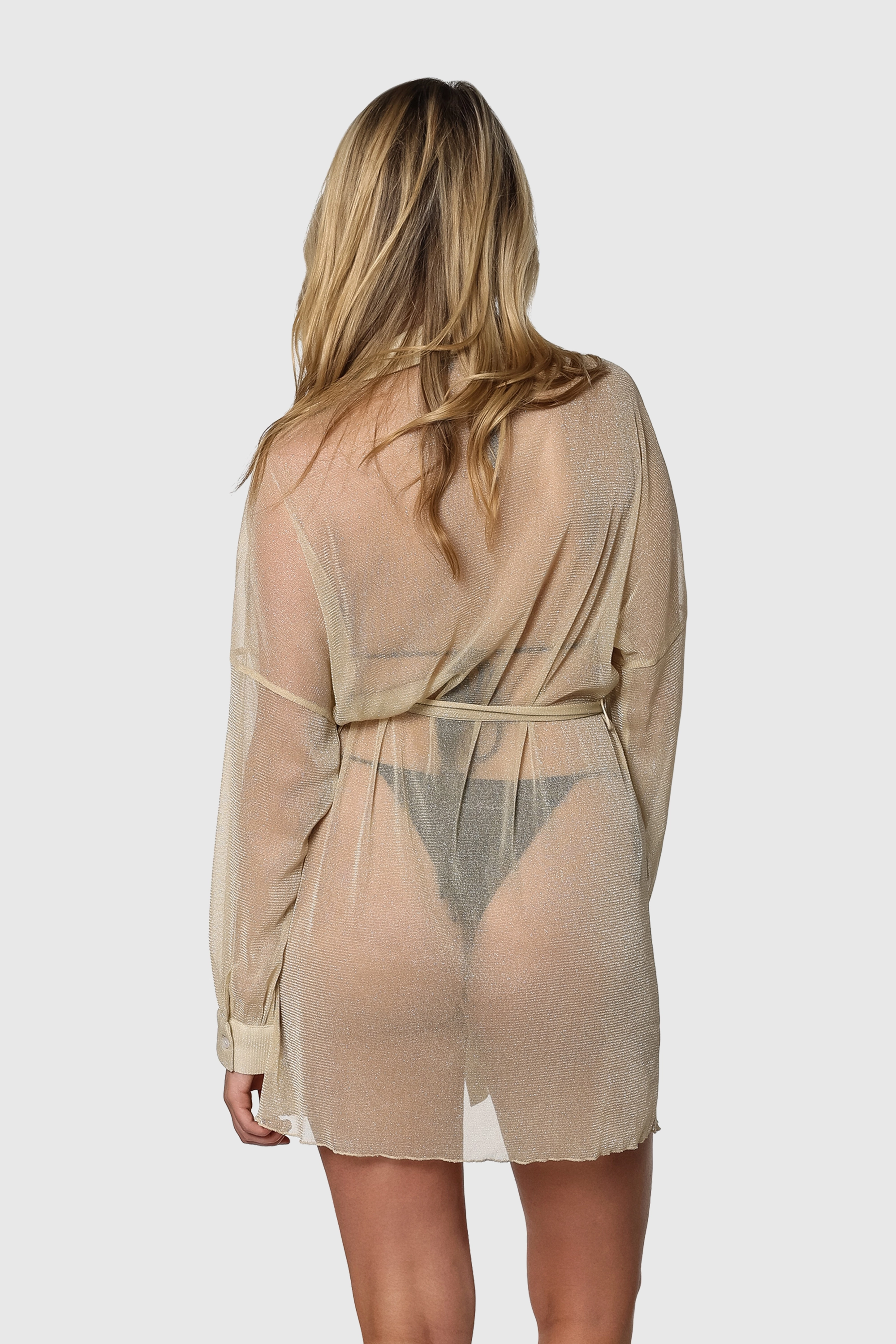 Stylish Gold Cover Up - Elegant & Comfortable Beachwear for Women | Perfect for Pool Parties, Vacations & Summer Outings